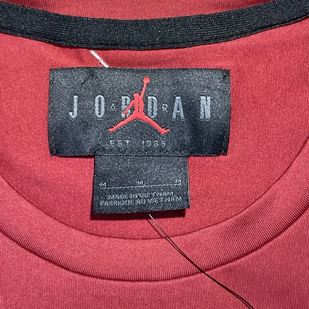 Jordan Dri-FIT Team Long Sleeve Mens Medium Training Shirt Crimson DQ7901-613